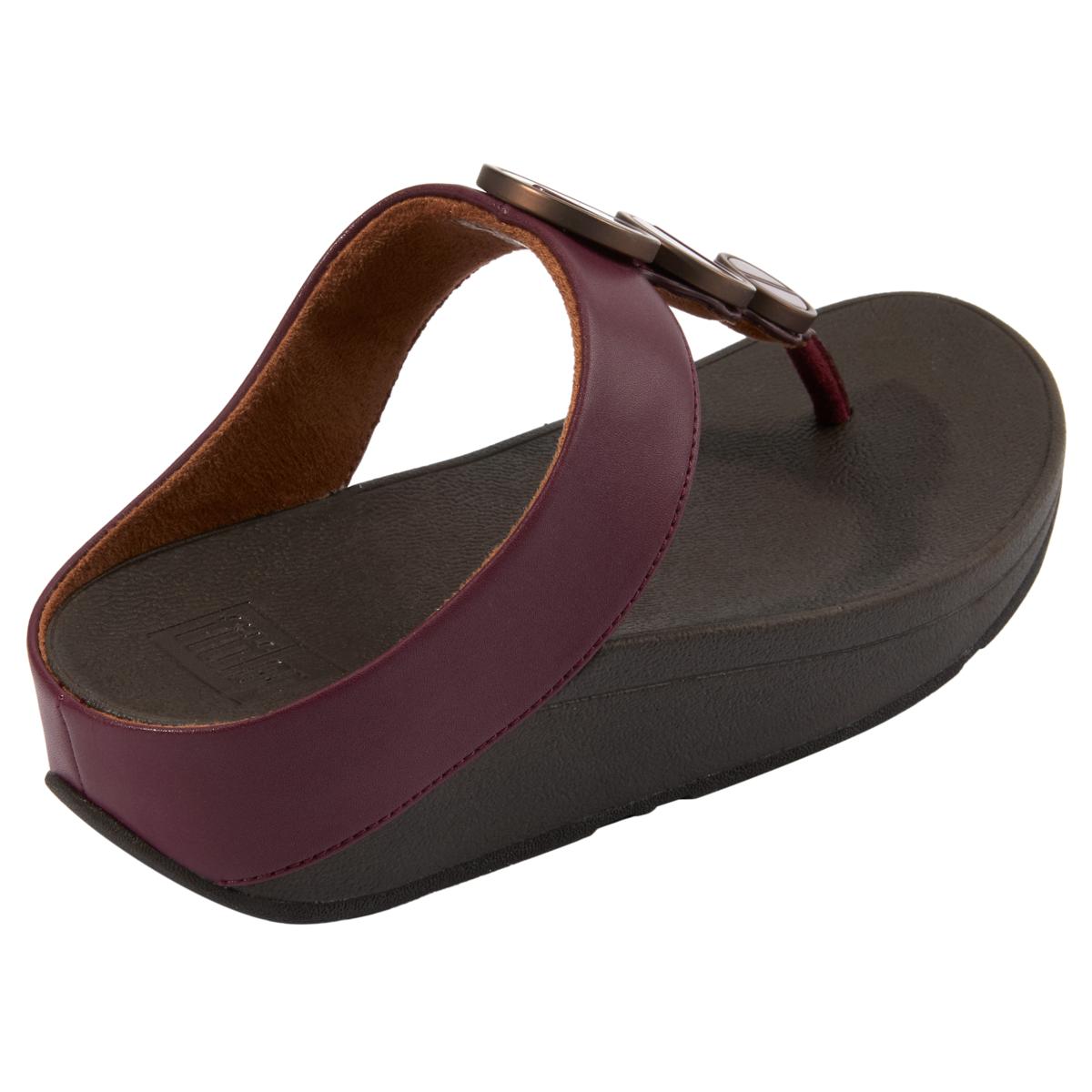 FitFlop Halo Metallic Toe-Post Sandal - 23439236 | HSN