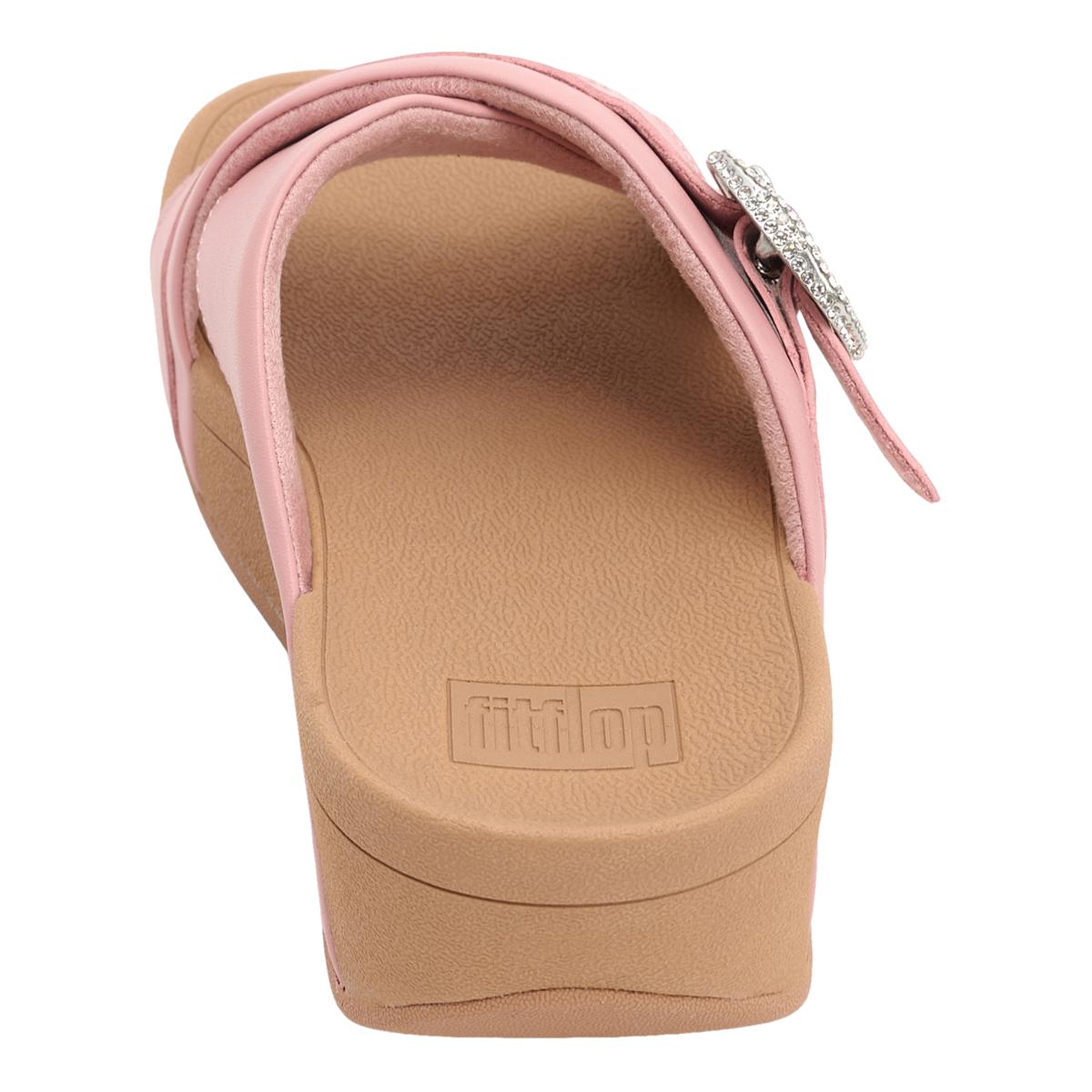A2B25■ ※ lulu※ FitFlop Women's Lulu Crystal-Buckle Leather Toe-Post Sandals