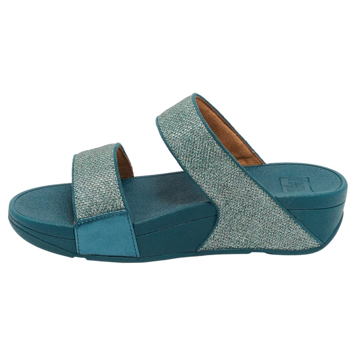 fitflop Lulu Shimmerlux サンダル US 07 FitFlop Lulu Shimmerglitz Sandal | HSN