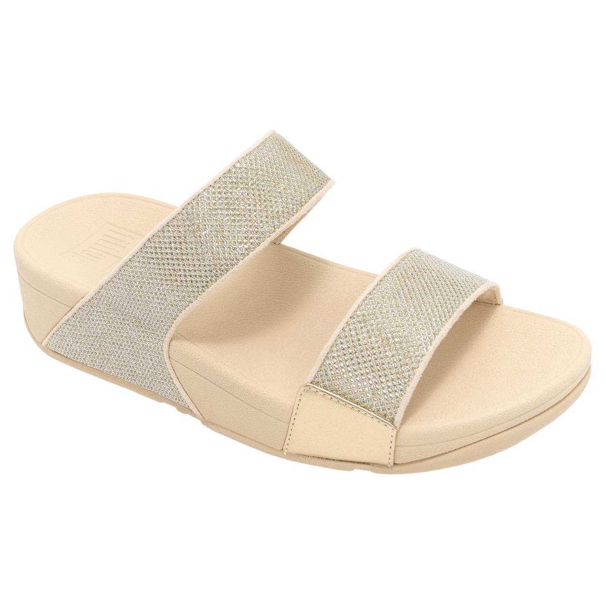 FitFlop Lulu Shimmerglitz Slide Sandal
