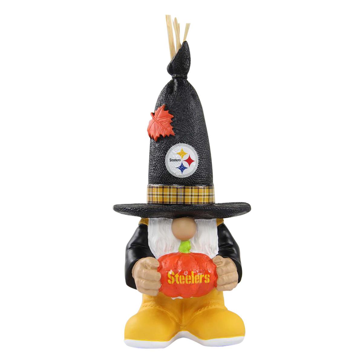 NFL Pittsburgh Steelers Light Up Printed Santa Hat, One size, Black