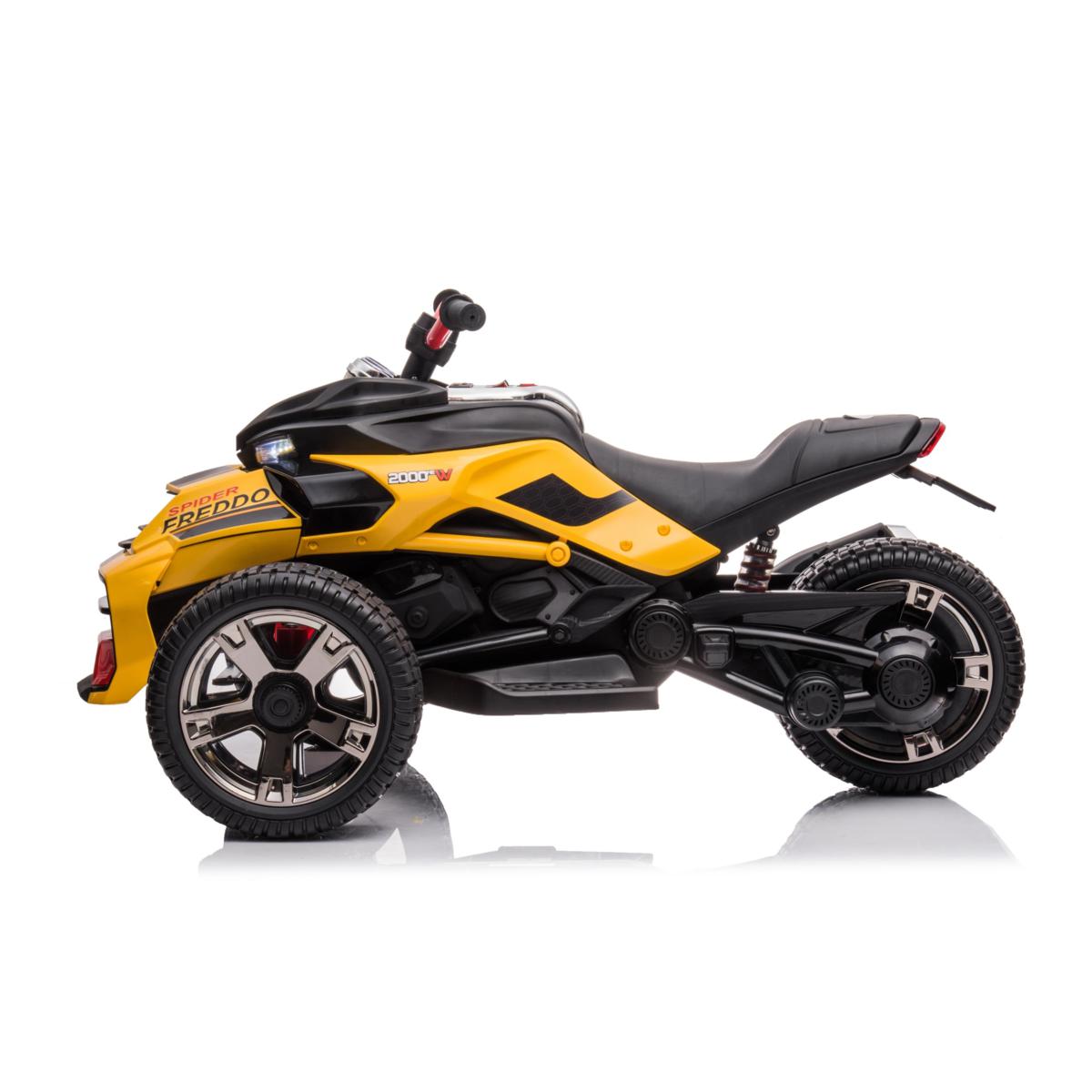 Freddo Toys 12V 3-Wheel 1-Seater Ride-on Motorcycle