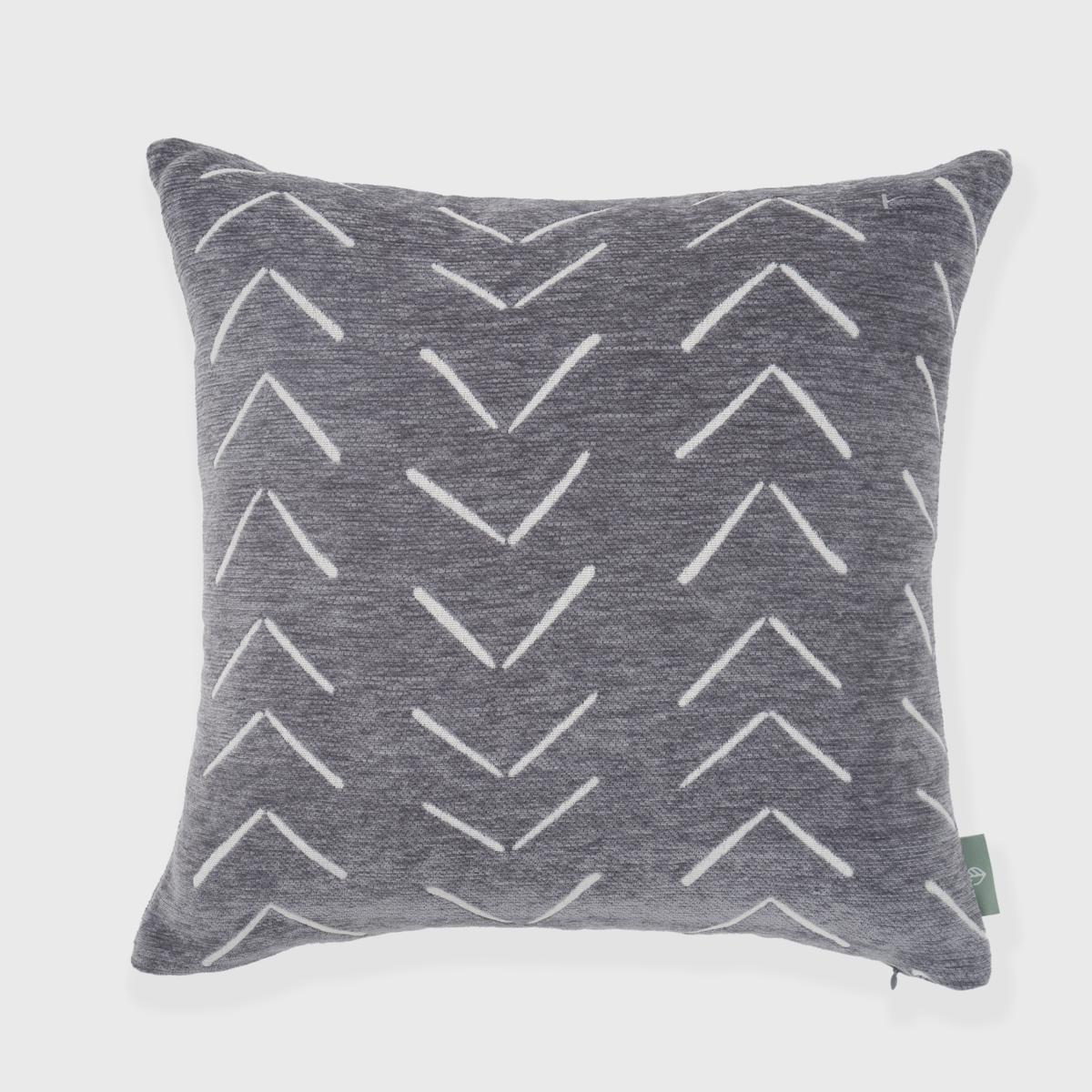 Freshmint Logan Reversible Geometric Chenille Pillow 18 x 18