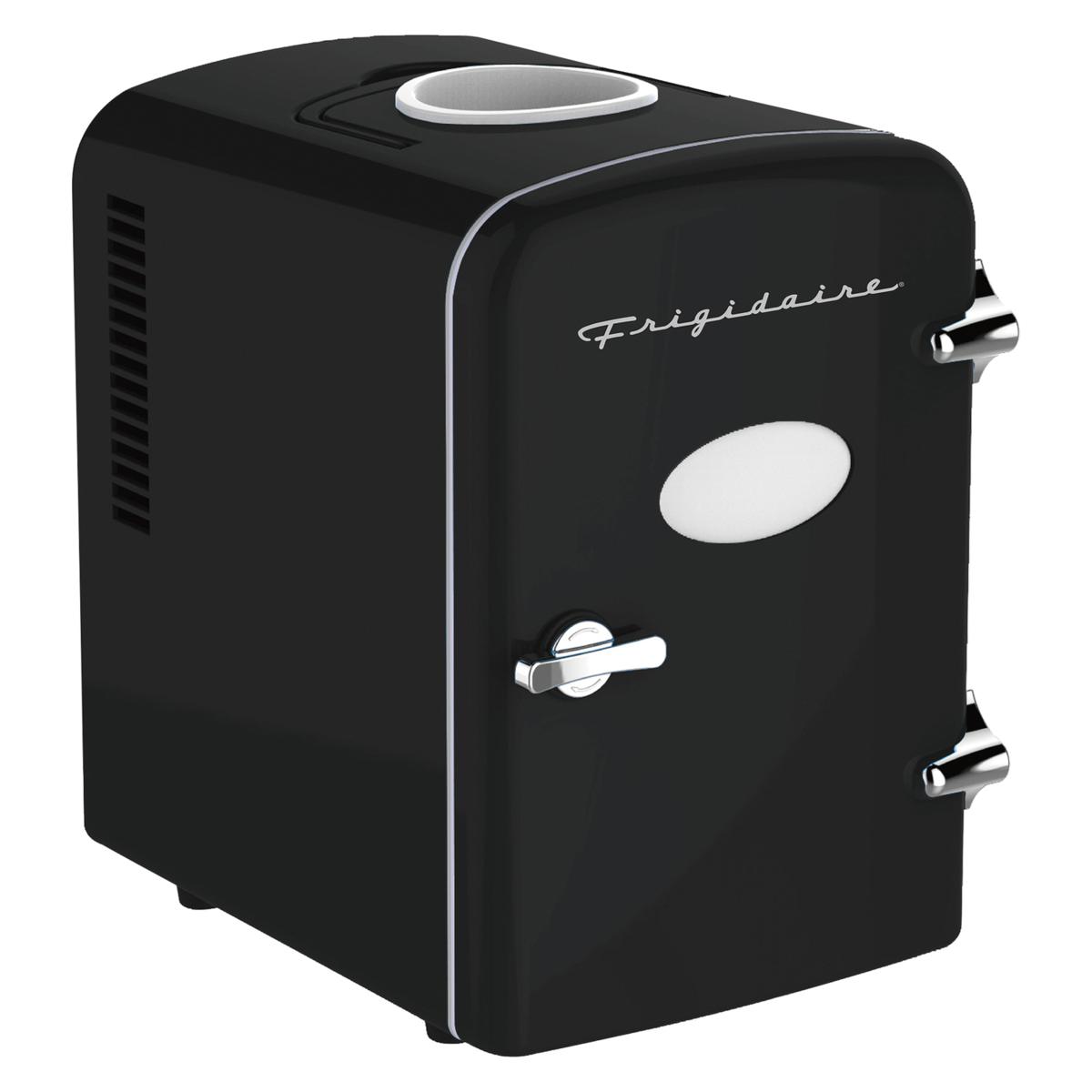 frigidaire mini fridge retro black