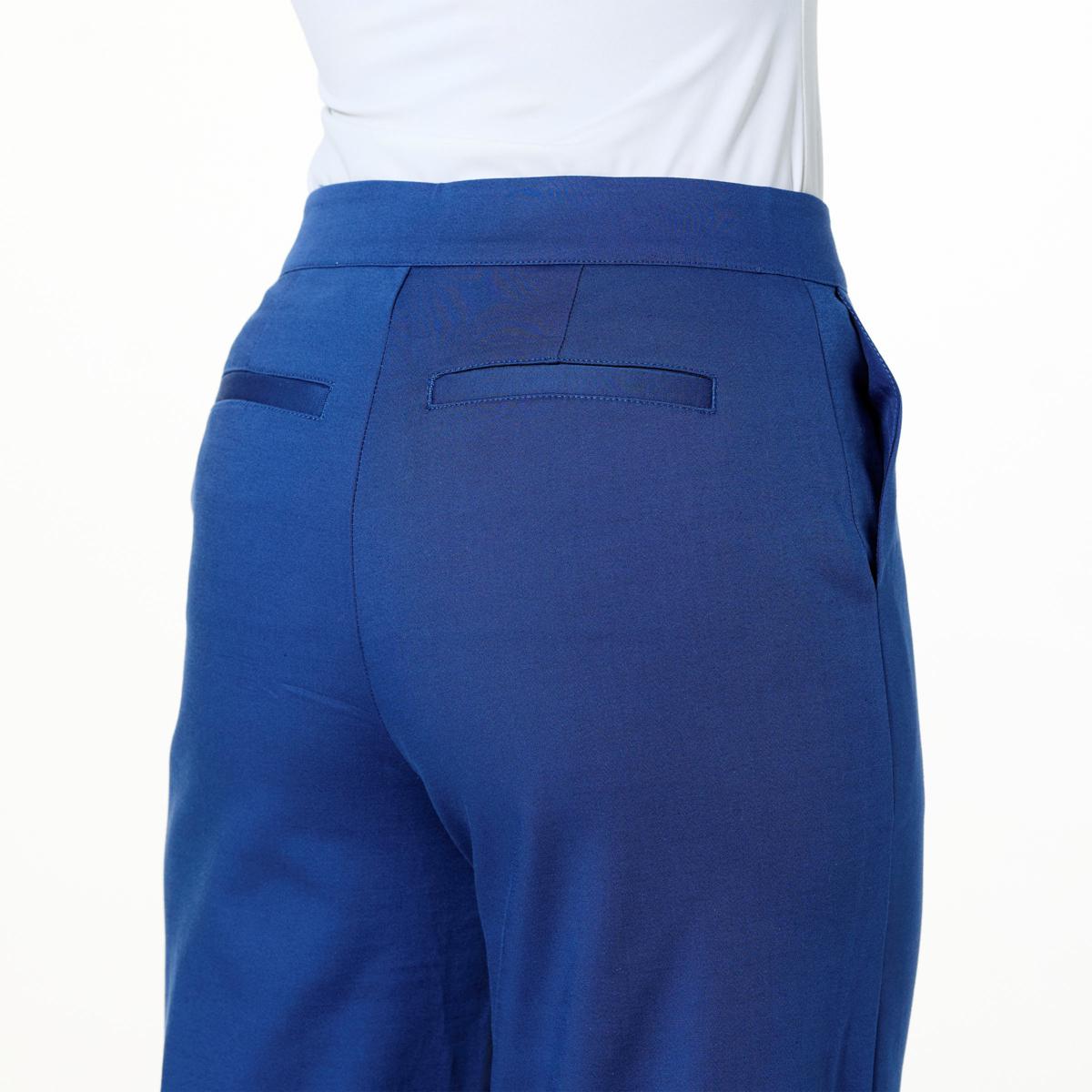 Sutton - Royal Blue High Waisted Wide Leg Trousers – Miss G Couture