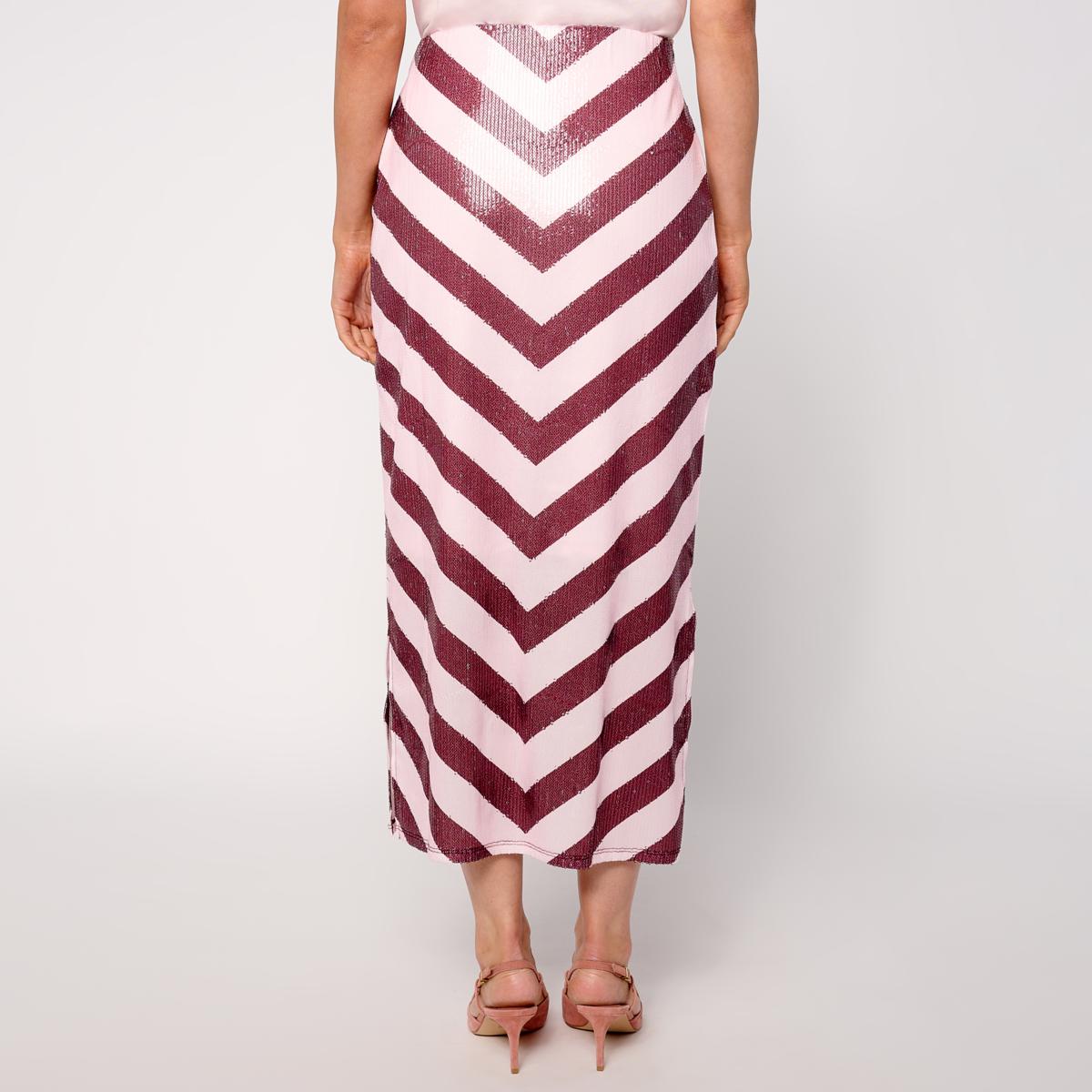 G by Giuliana Black Label Knit Sequin Maxi Skirt | HSN