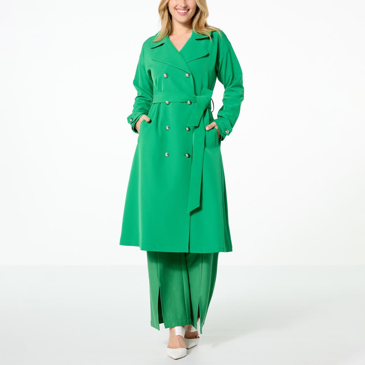 G-Star Belted Trench Jacket Green