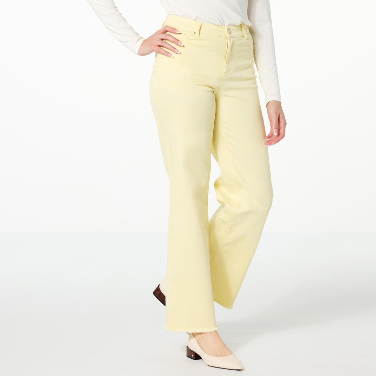 G by Giuliana EcoChic Denim Twill High Waist Wide-Leg Pant