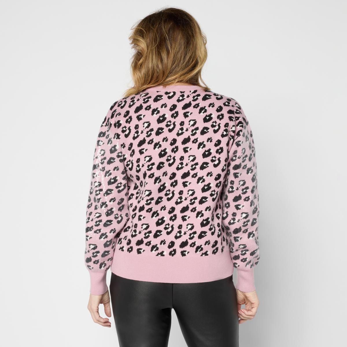 G by Giuliana Jacquard Knit Sweater with Sequins | HSN