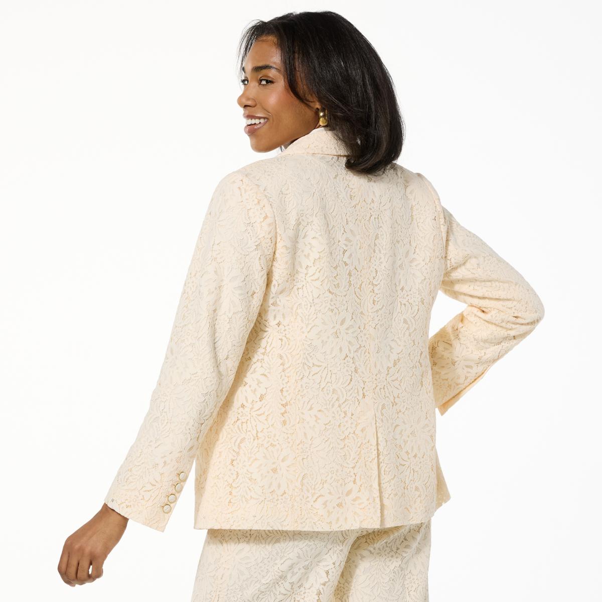 Giulianaページ G by Giuliana Floral Lace Girlfriend Blazer | HSN