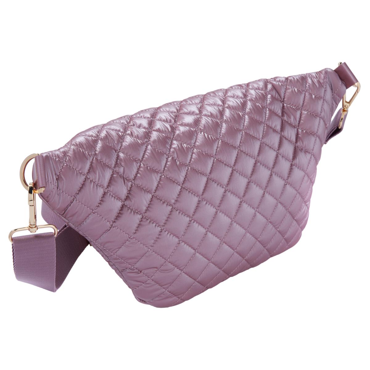 G by Giuliana Quilted Nylon Crossbody with Chain - 23287210