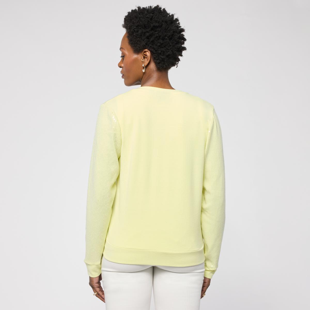 【shiroki771】 SEE-THROUGH LINE KNIT Sheer Mesh Crop Cardigan CY17 - Korean Women's Fashion | LEWKIN
