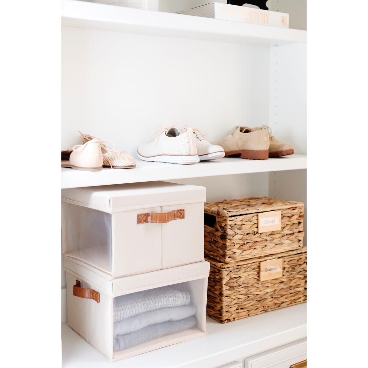 Get Neat Mesh Front Storage Bins - Set of 4 | HSN, image size:1200x1200