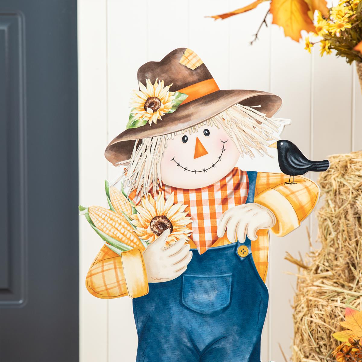 Adult DIY Art Kit - Hello Fall Scarecrow - 3D Round Door Hanger, 16 –  Robyn Smith Art Adventures