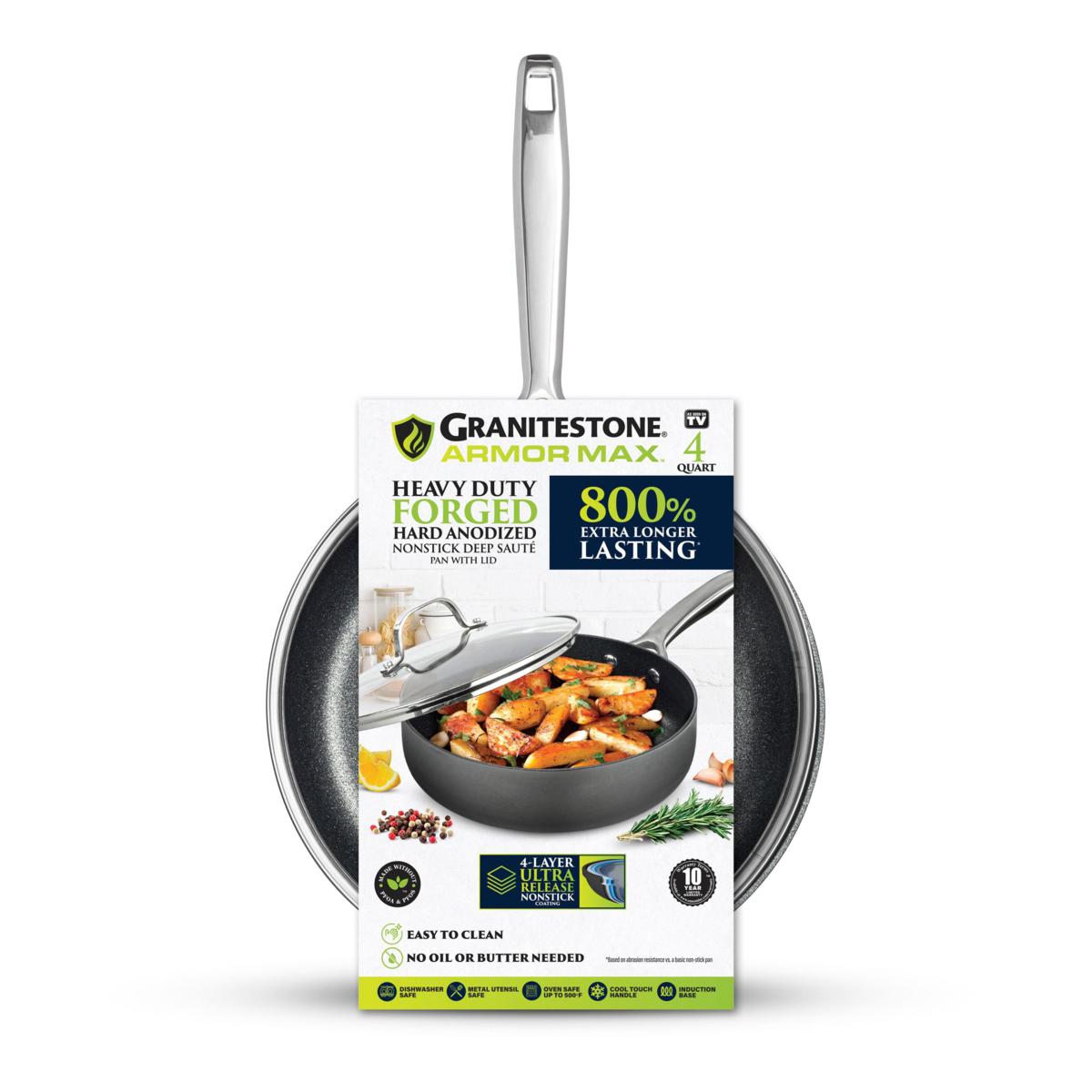 GraniteStone Diamond Armor Max 14-in Aluminum Skillet