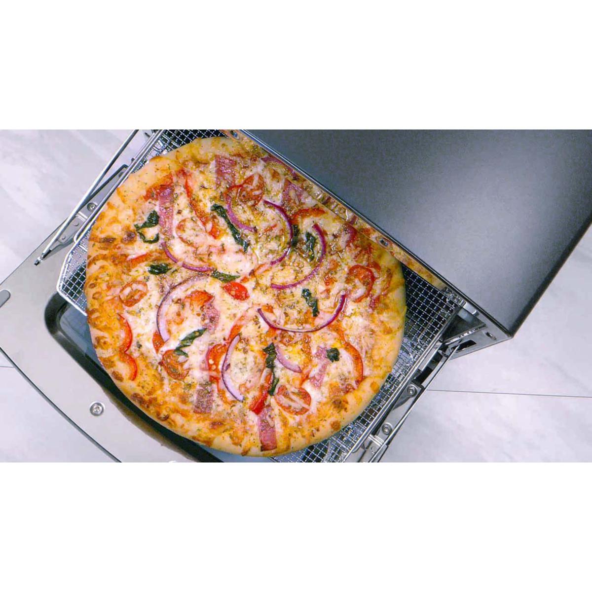 Toaster oven pizza clearance pan