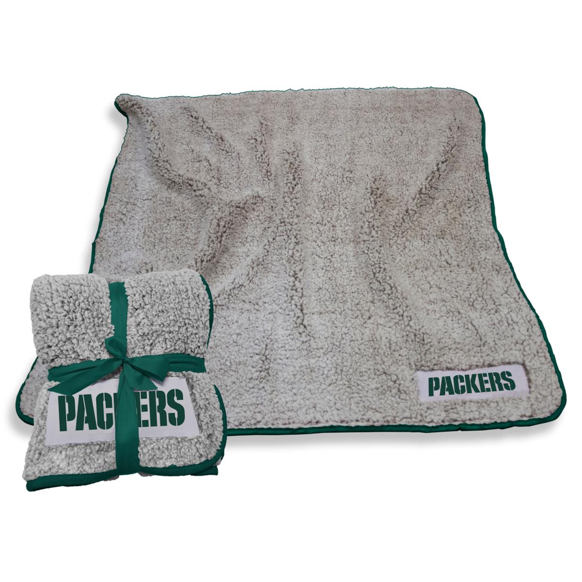 NFL Corner Logo Green Bay Packers Personalized 50x60 Plush Fleece Blanket