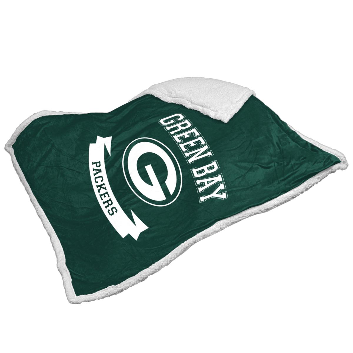 Green Bay Packers 50 x 60 Sherpa Blanket - 21543547 | HSN