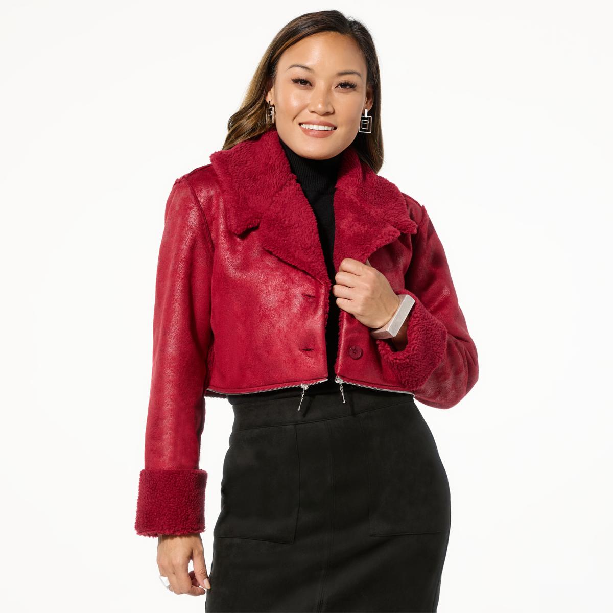 GREY by Jhoan Sebastian Grey 2-in-1 Shearling/Faux Leather Jacket