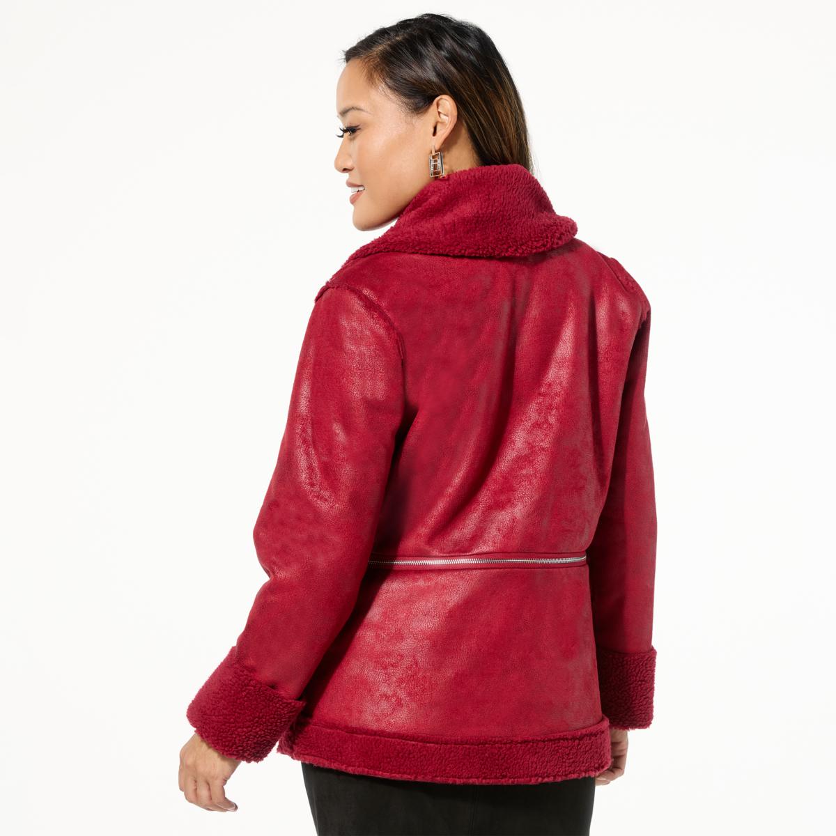 GREY by Jhoan Sebastian Grey 2-in-1 Shearling/Faux Leather Jacket