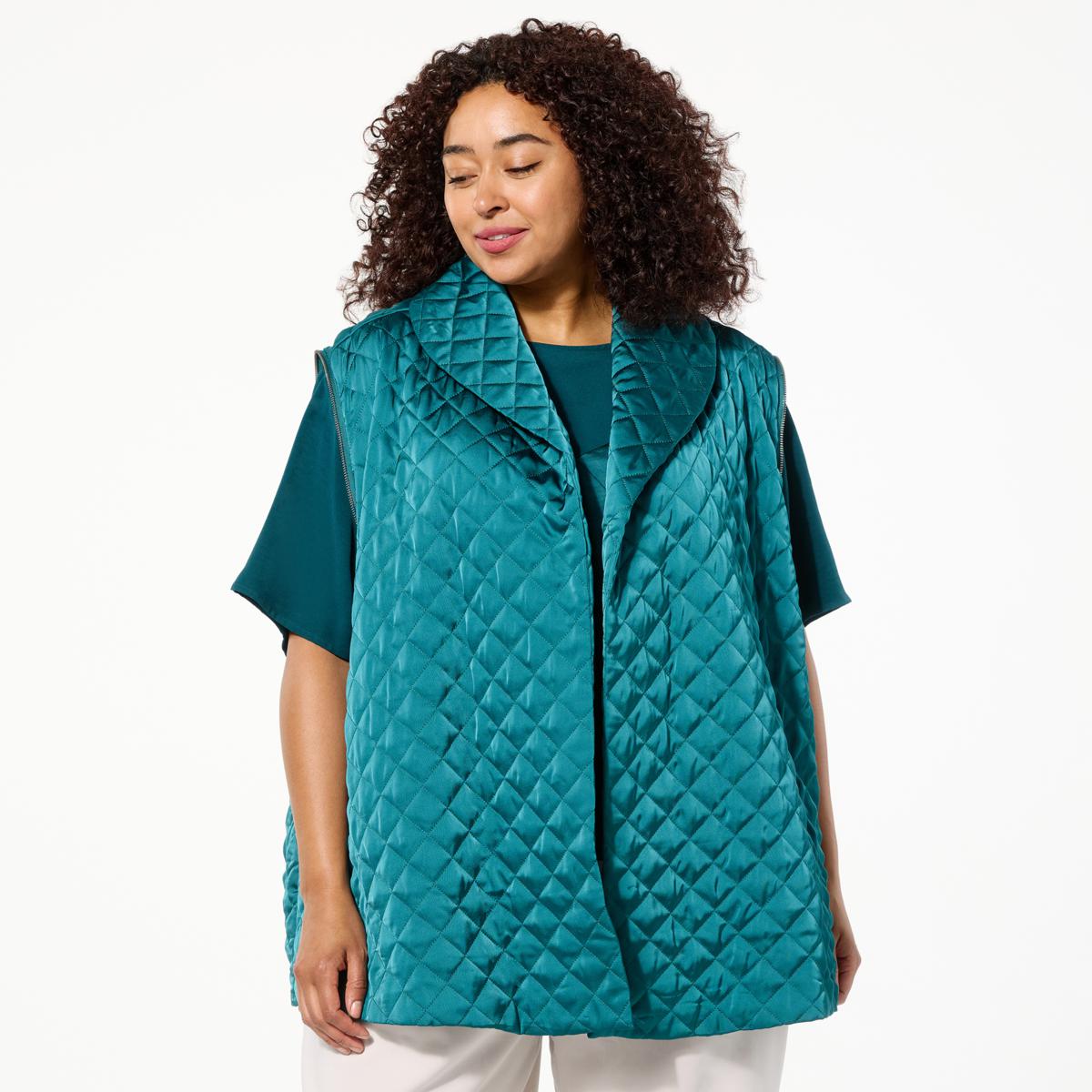 GREY by Jhoan Sebastian Grey Convertible Quilted Belted
