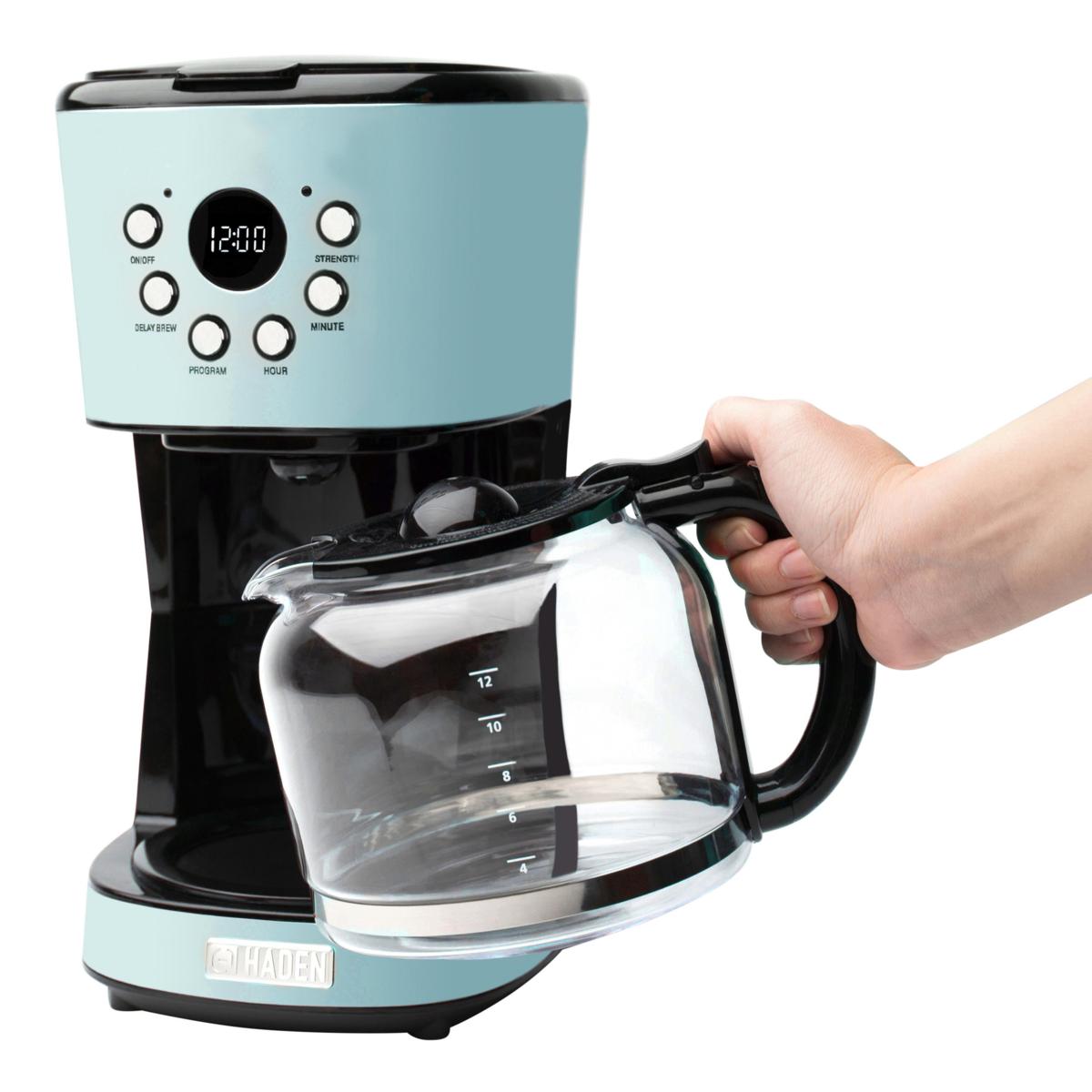 Haden Heritage 12 Cup Programmable Coffee Maker Turquoise 20116740 HSN