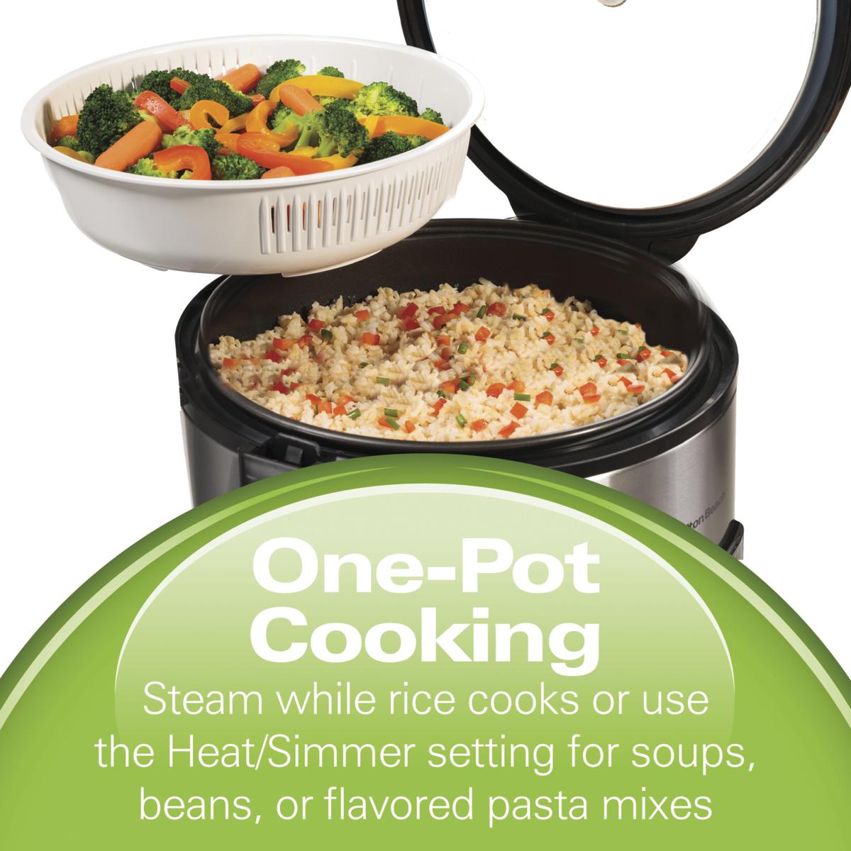 A Delicious Dinner made with the Hamilton Beach Multi-Function Rice Cooker