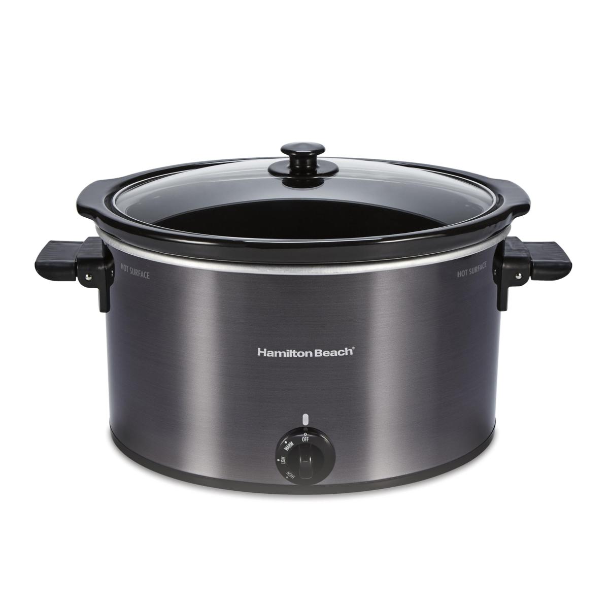 Hamilton Beach 33190 10-Quart Slow Cooker – Silver – Dishwasher Safe – 0040094331901