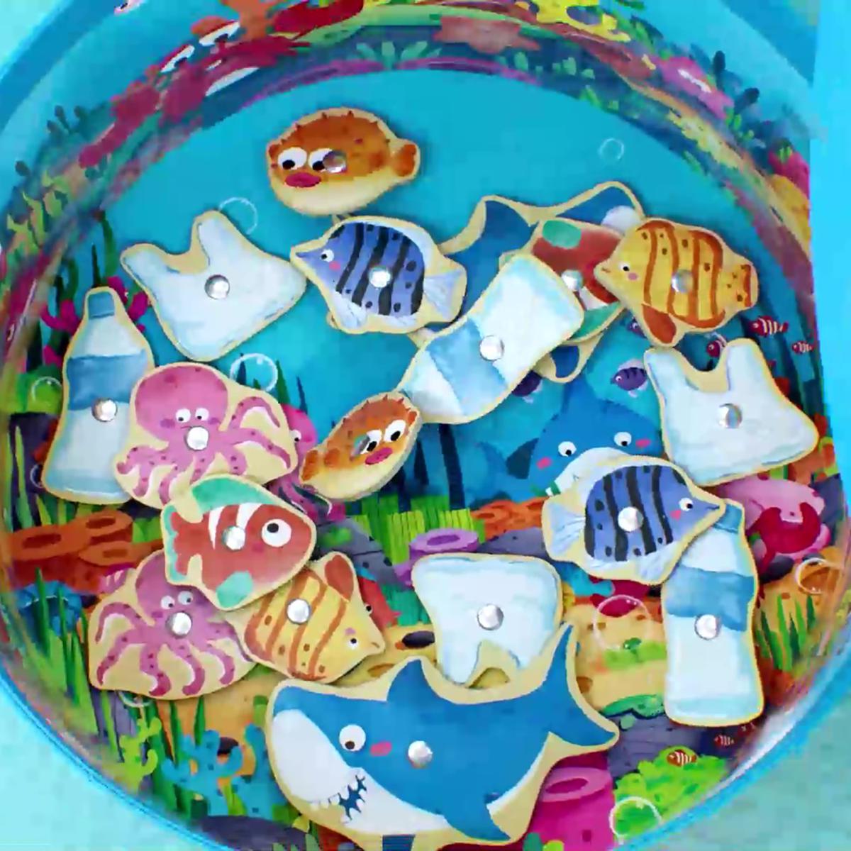 Hape: Save the Seas 2-In-1 Magnetic Fishing Game | HSN