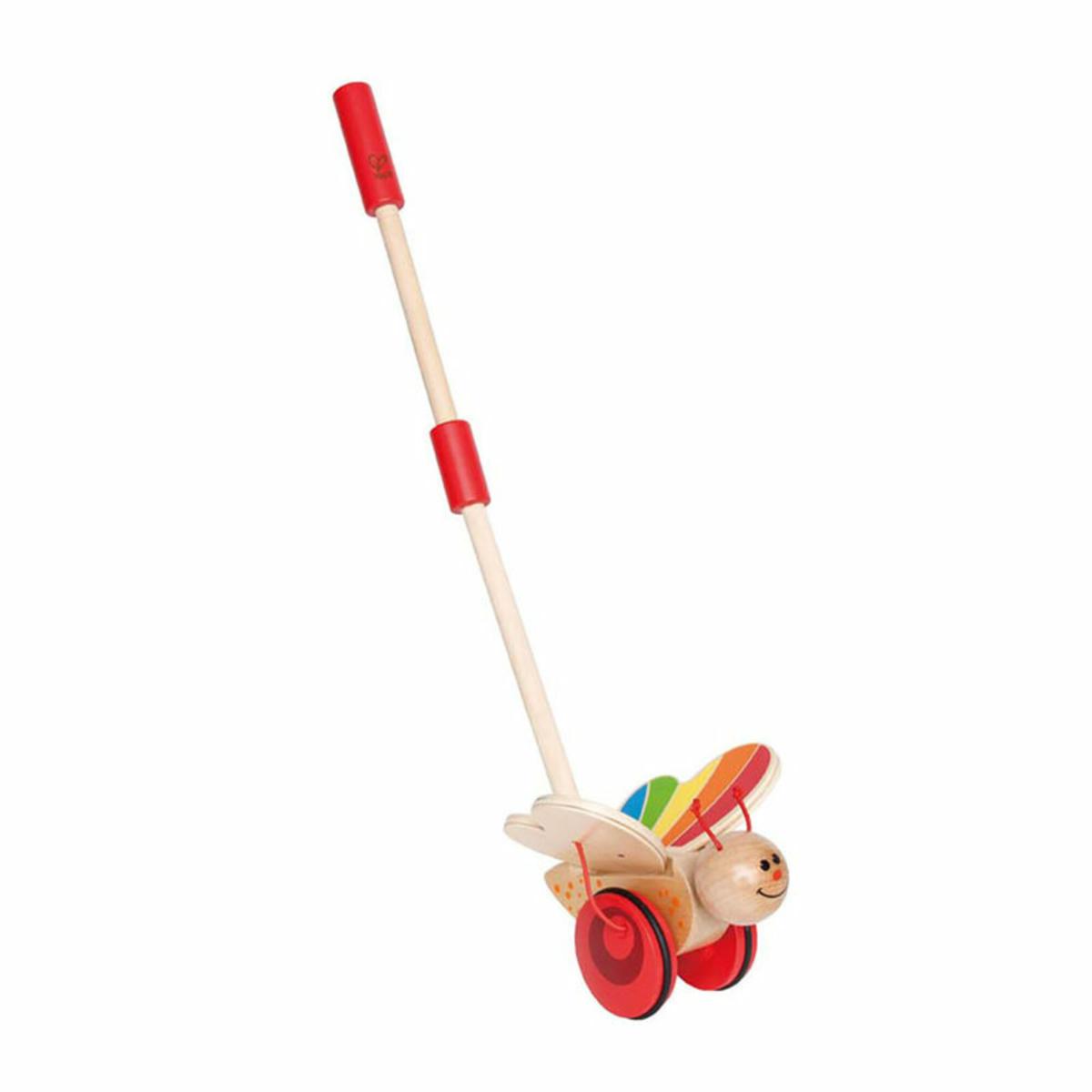 Hape Wooden Push & Pull Butterfly, Red Walking Toy 23346427 HSN