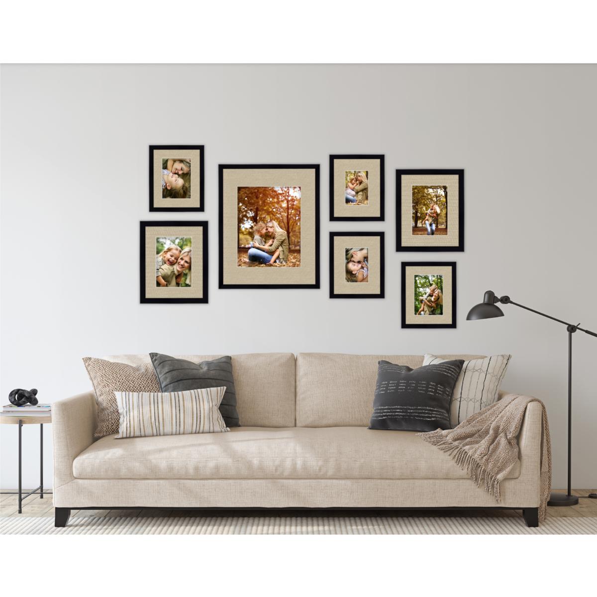 7-Piece Wood Gallery Frame Set