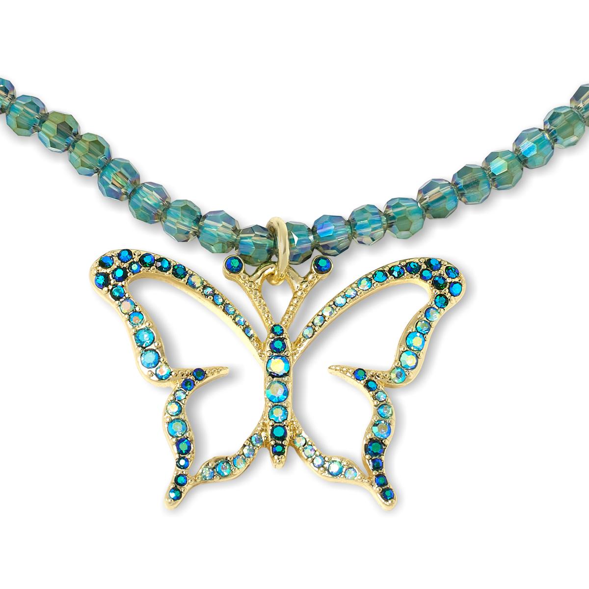 Heidi on sale daus rainbow butterfly necklace