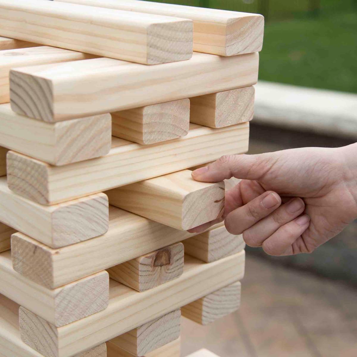 Hey! Play! Wood Stacking Game