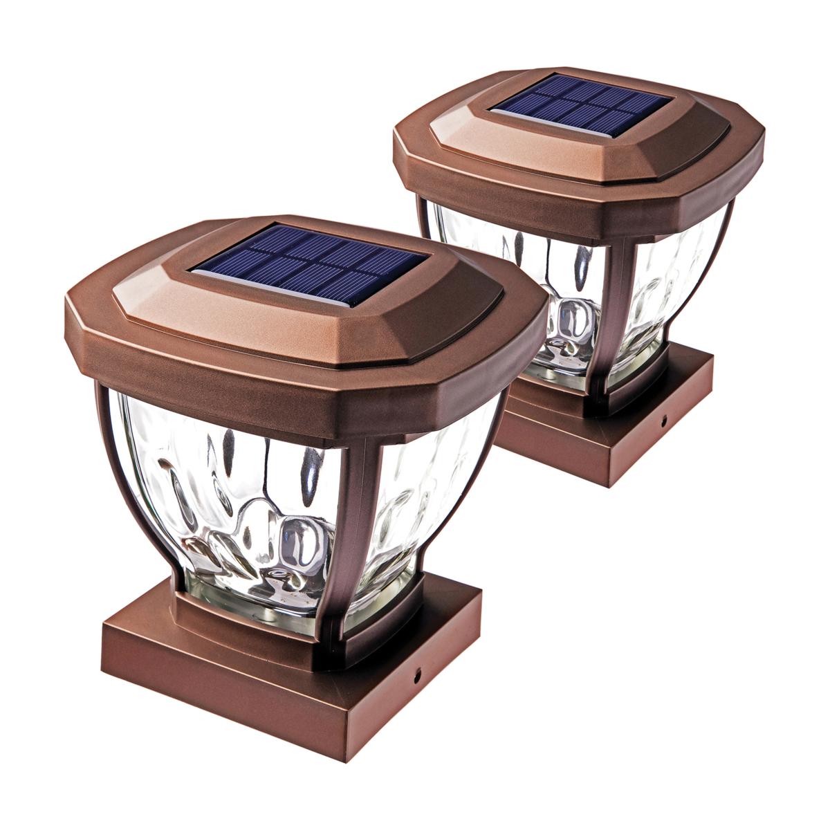 4x6 solar deals post cap lights