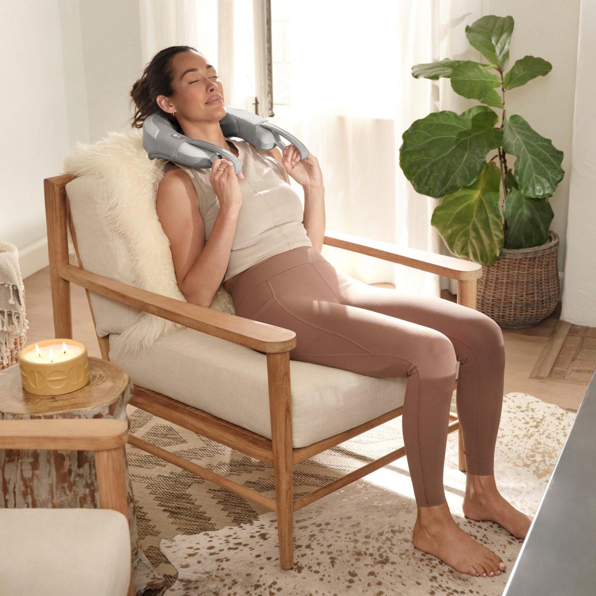 vaginal lubricant name Shiatsu Neck Back Massager with Heat, 2D ro 3D Kneading Massage Chair Pad main image 1