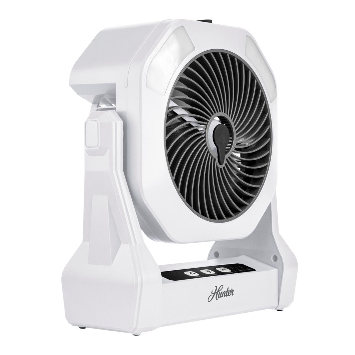 Hunter Rechargeable Fan with Mist Feature | HSN