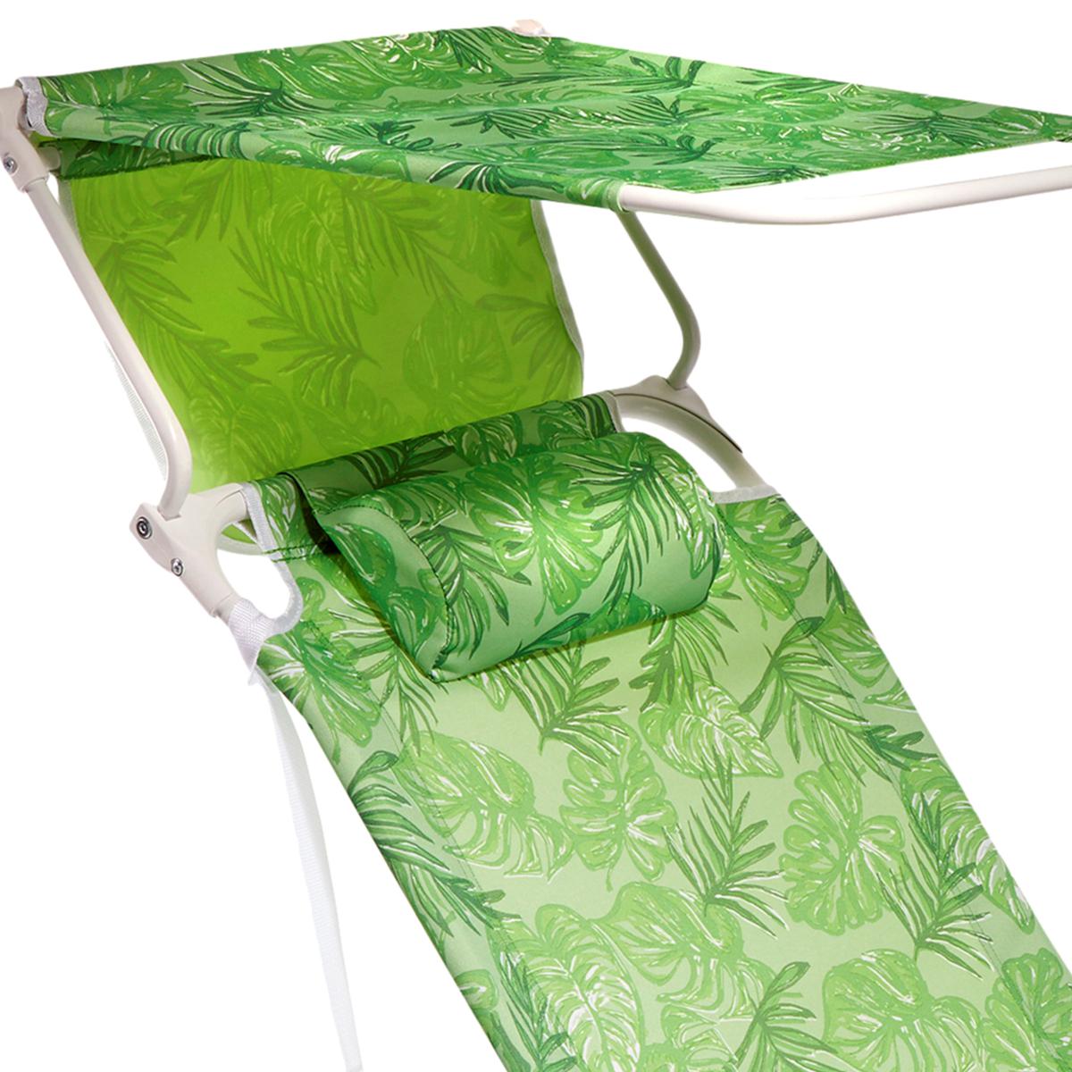 Improvements Tall 4-Position Beach Chair with Accessories