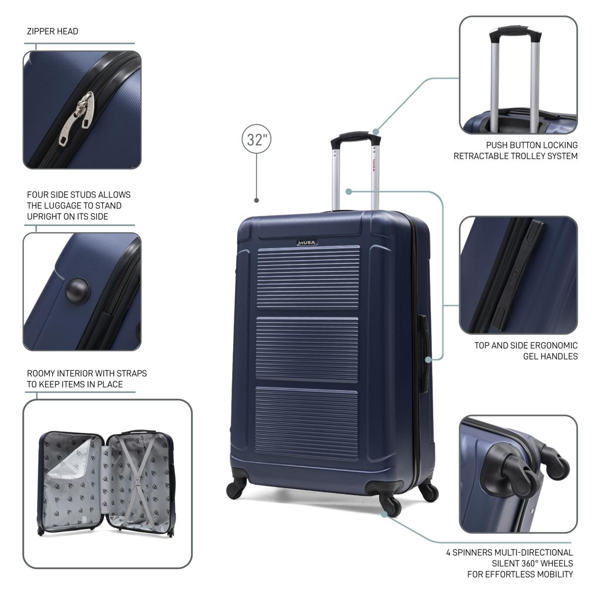 InUSA Pilot Lightweight Hardside Spinner 32 inch | HSN