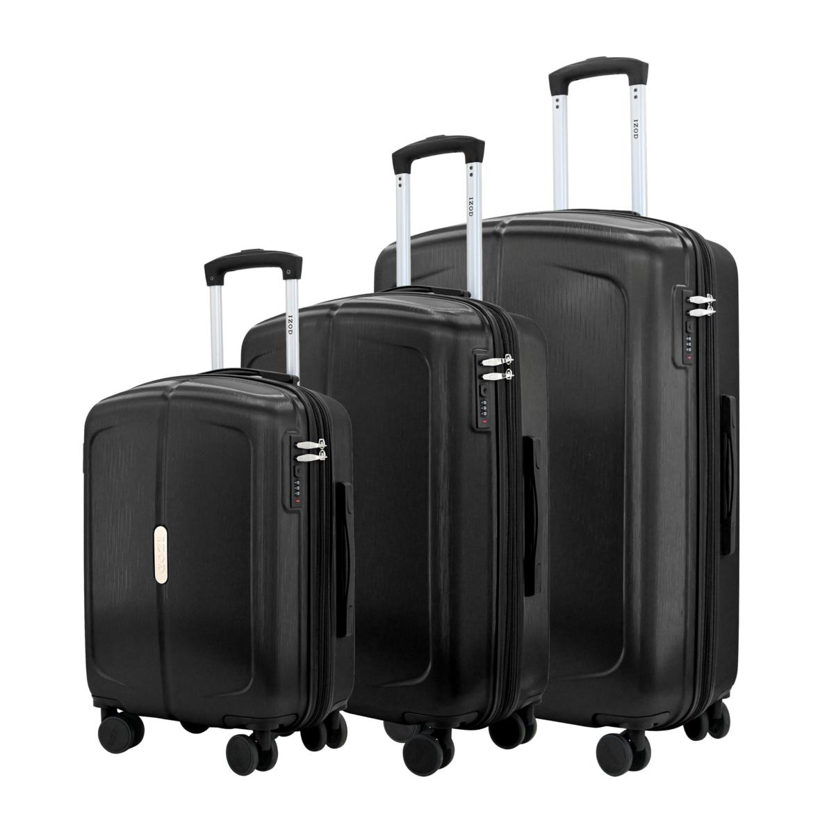 Izod Mateo 3-Piece Hard Shell Spinner Luggage Set | HSN