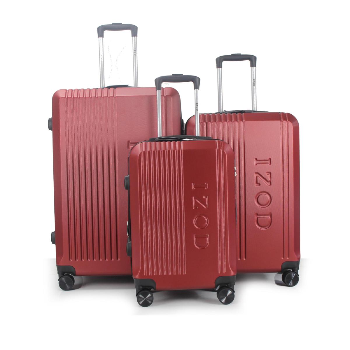 Buono!です IZOD Zane 3-Piece Expandable Luggage Set | HSN