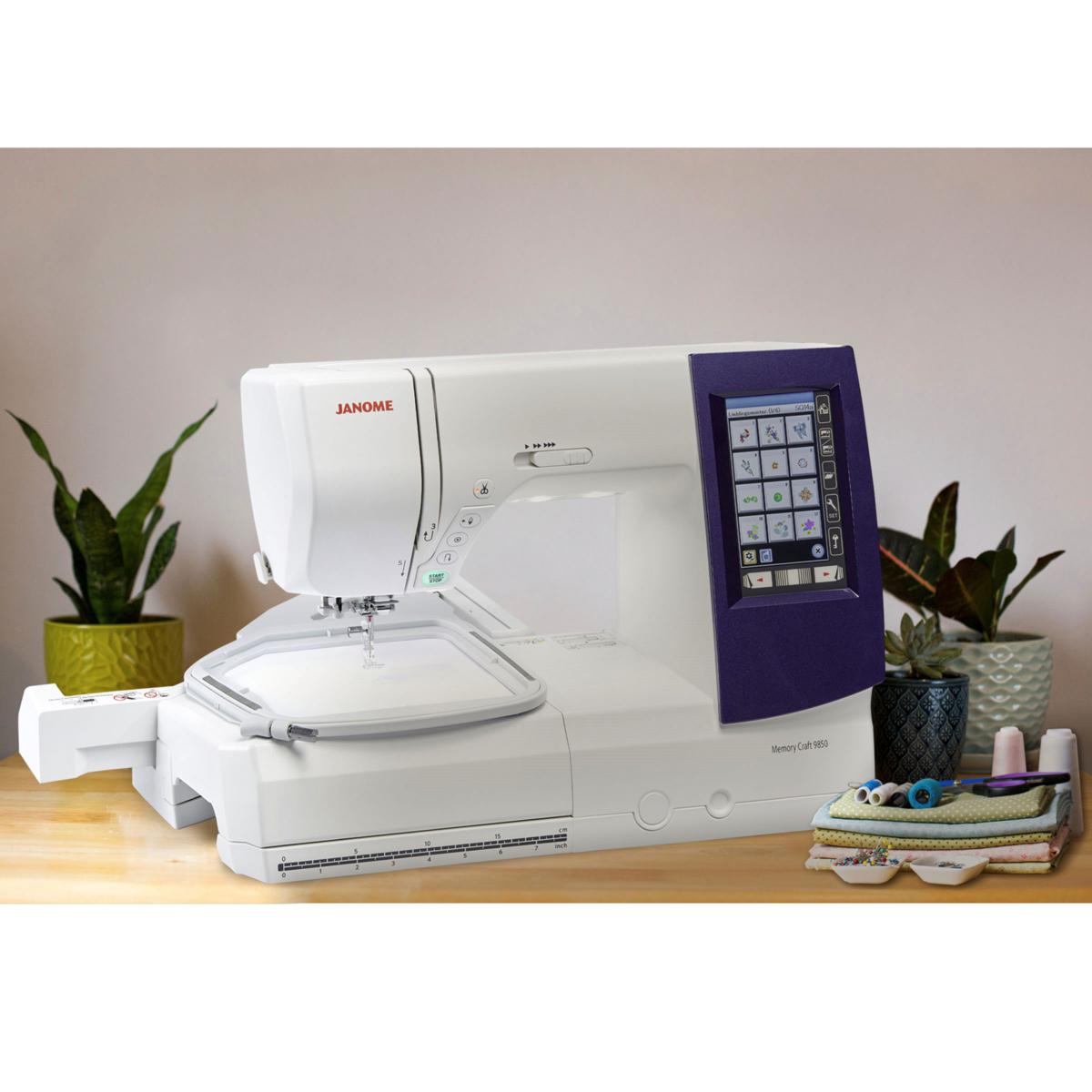 Janome Memory Craft 9850 Sewing and Embroidery Machine