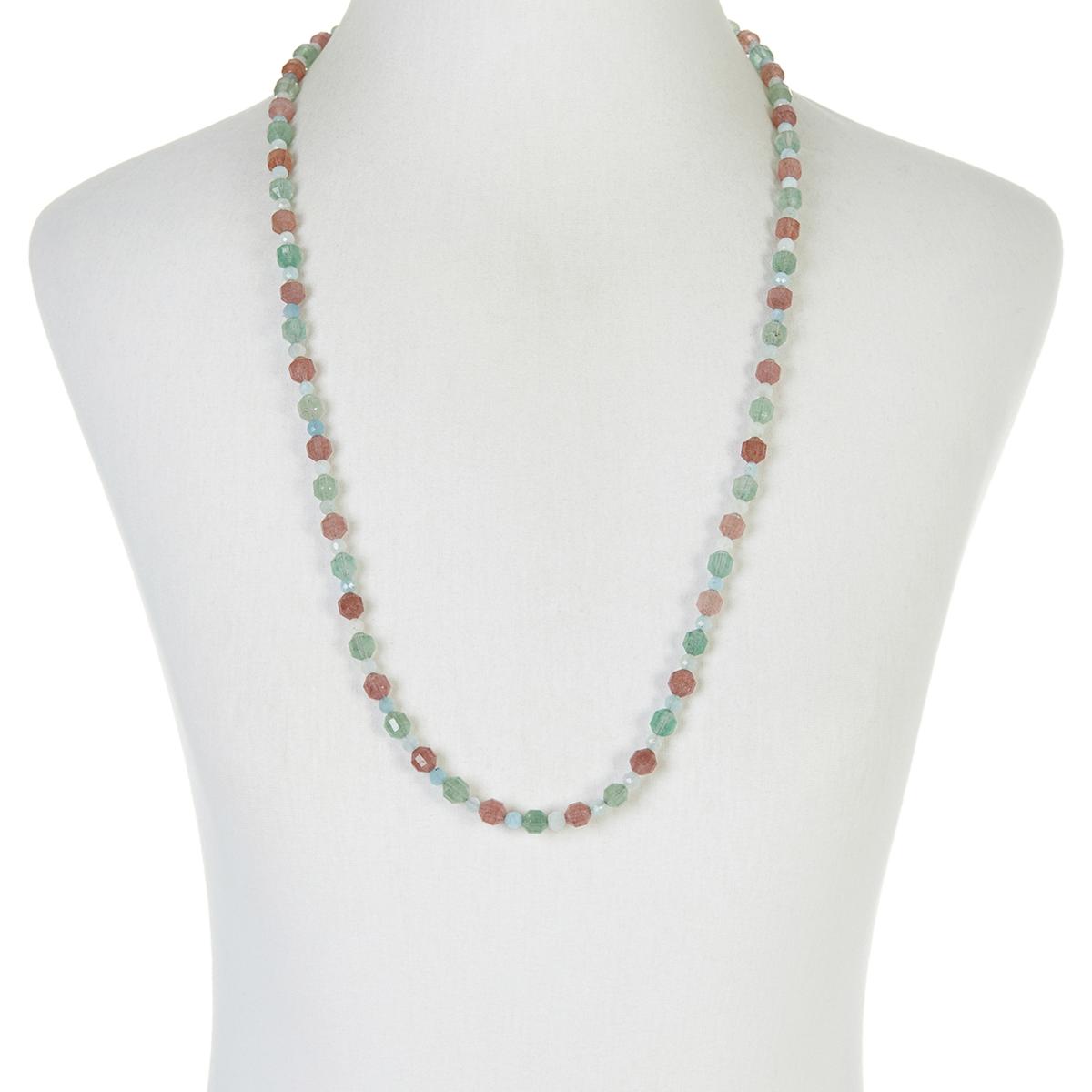 Jay King Sterling Silver Multicolor Multigemstone Bead Necklace - 20620799