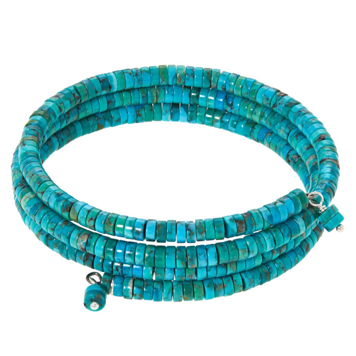 bracelet heishi turquoise