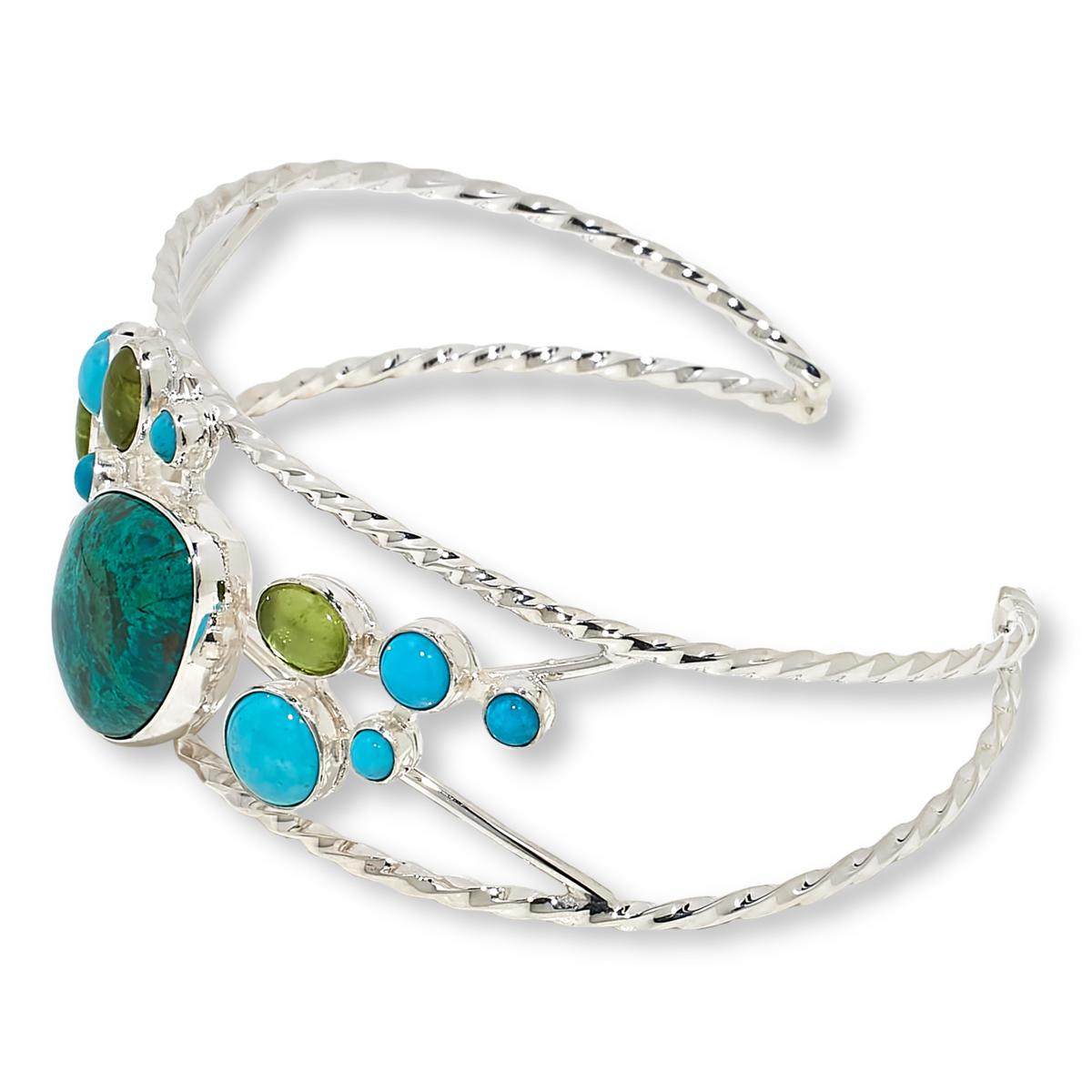Jay King Gallery Collection Multigemstone Cuff Bracelet
