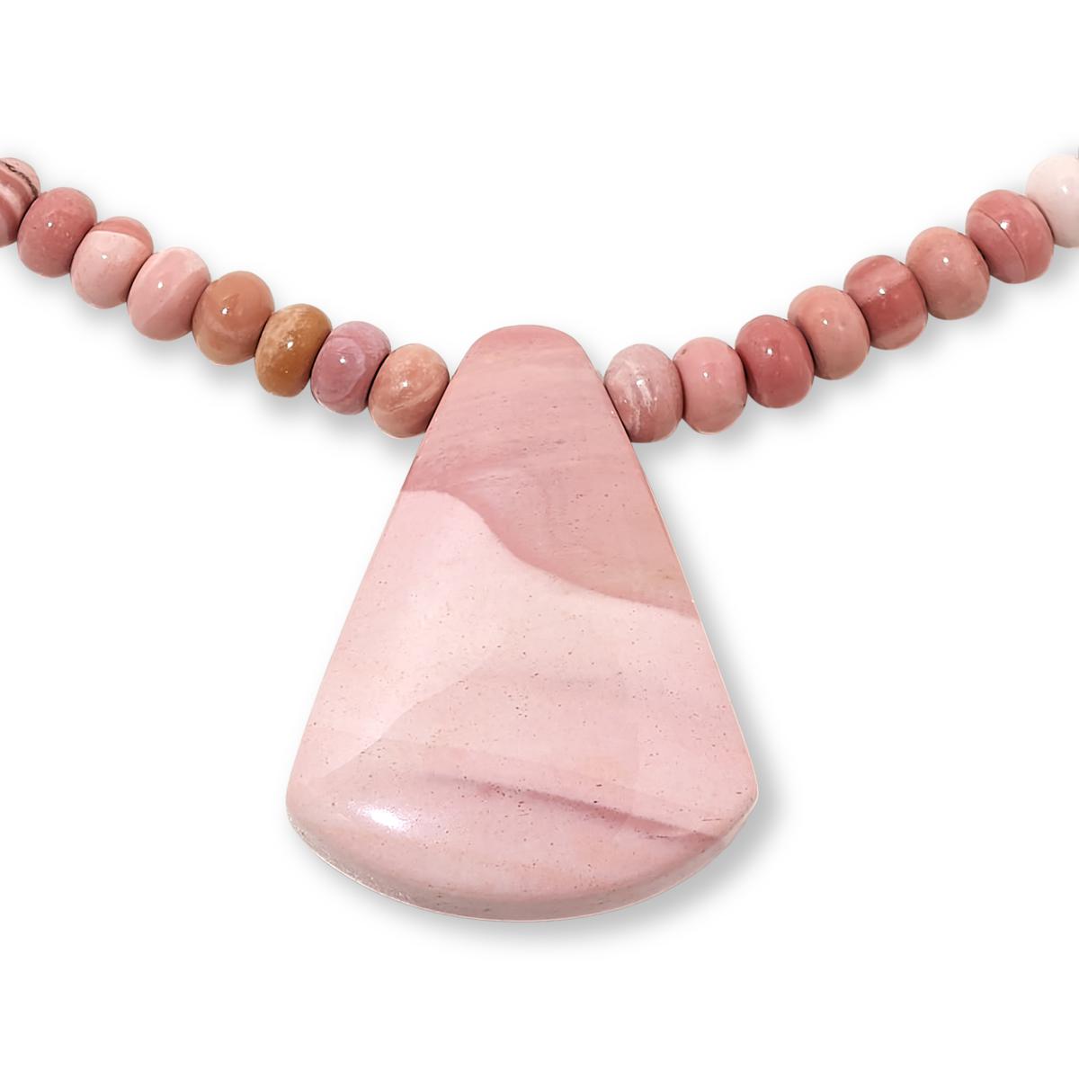 Jay King Sterling Silver Australian Pink Opal 18