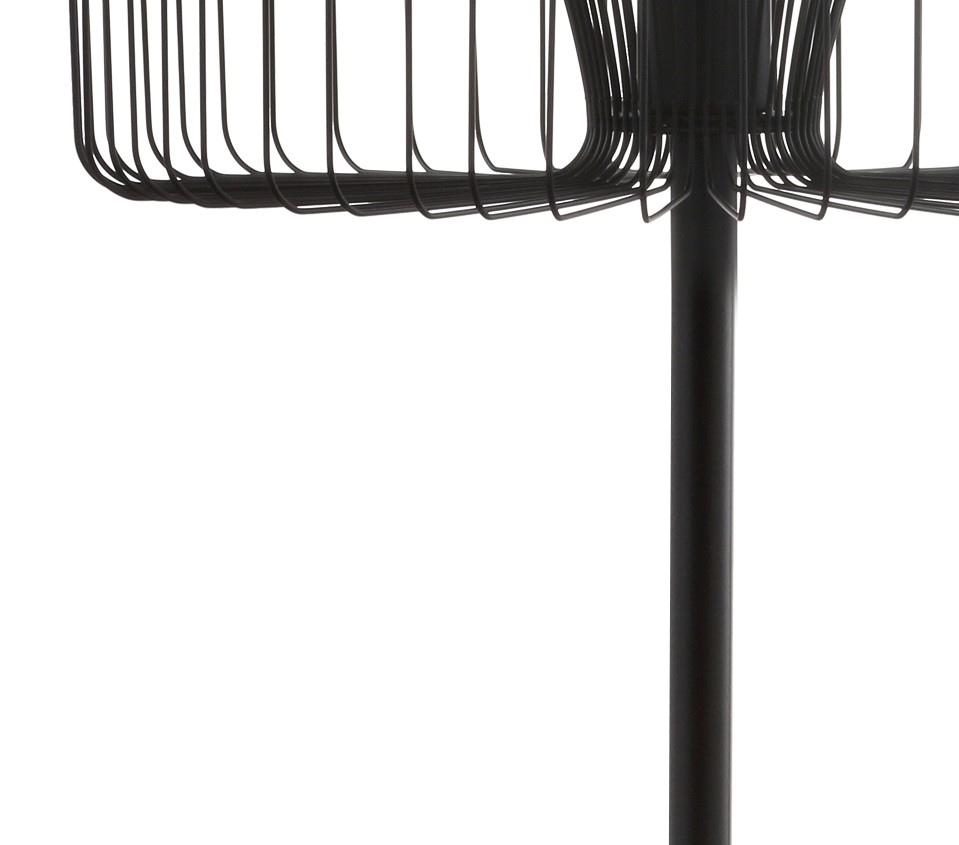 JONATHAN Y Black Gridley 61 Metal LED Floor Lamp