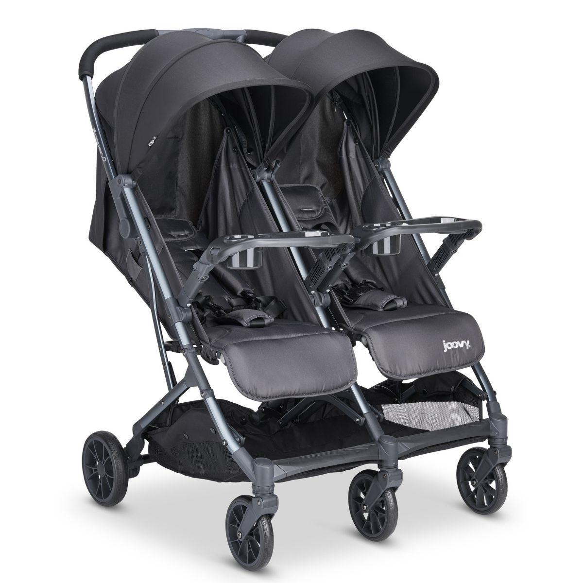Joovy KooperX2 Lightweight Compact Fold Double Travel Stroller 20343798 HSN