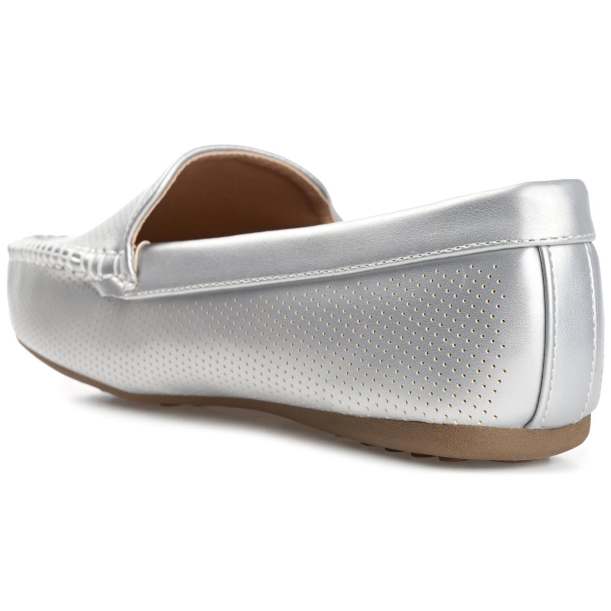 heart shaped loafer【silver】 Journee Collection Women's Comfort Wide Width Halsey Loafer
