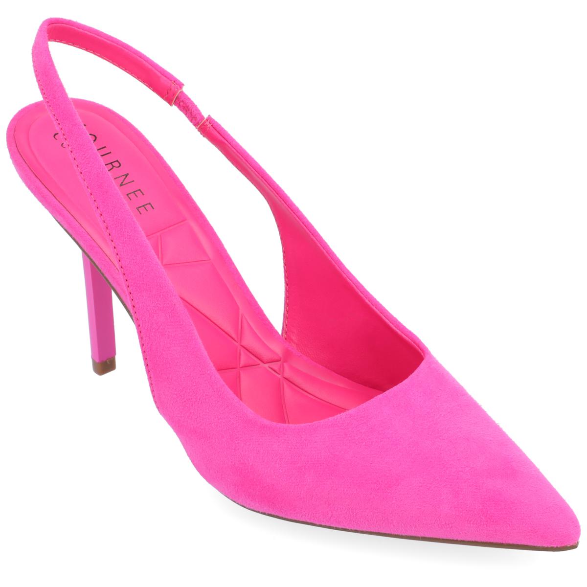 Wide width shop pointed toe pumps