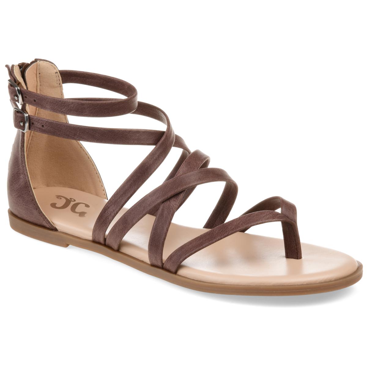 Journee Collection Women's Hanni Wide Gladiator Sandal